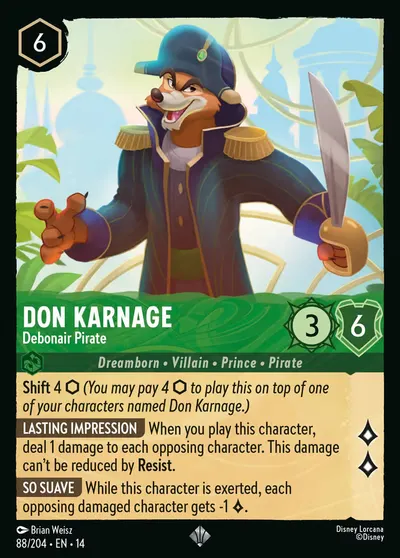 Don Karnage - Debonair Pirate