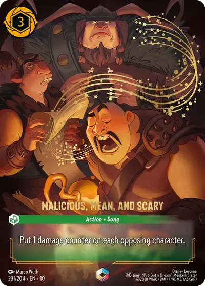 Malicious, Mean, and Scary