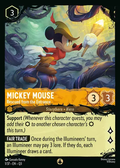 Mickey Mouse - Rescued from the Entrance