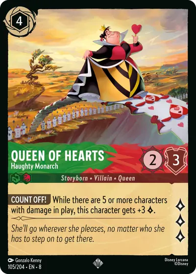 Queen of Hearts - Haughty Monarch