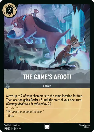 The Game's Afoot!