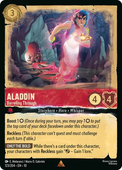 Aladdin - Barreling Through