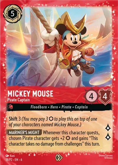 Mickey Mouse - Pirate Captain