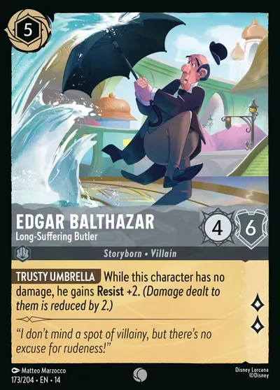 Edgar Balthazar - Long-Suffering Butler