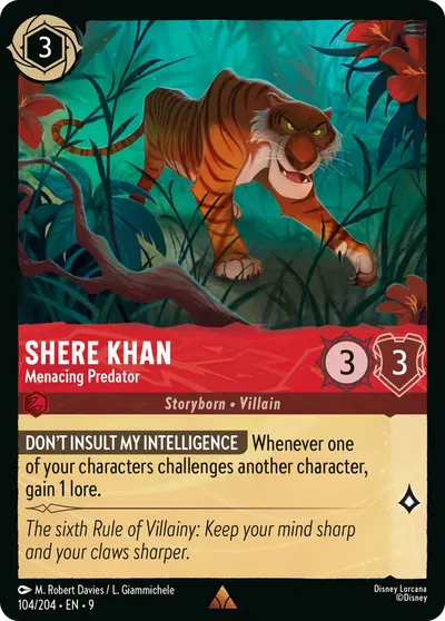 Shere Khan - Menacing Predator