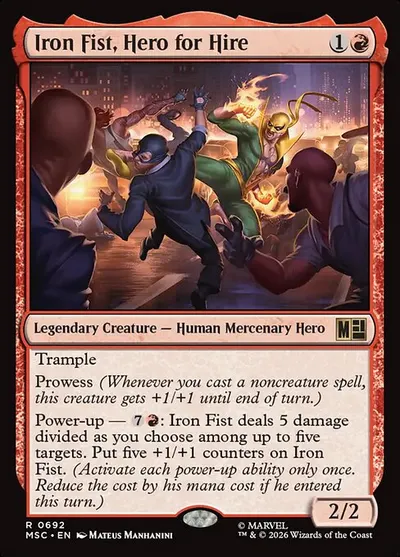 Iron Fist, Hero for Hire
