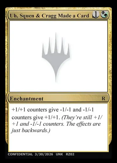 Uh, Squen & Cragg Made a Card