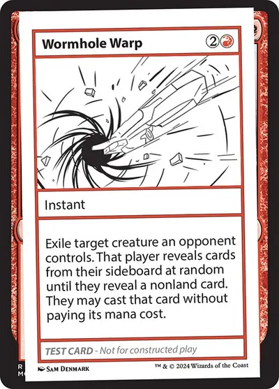 Wormhole Warp