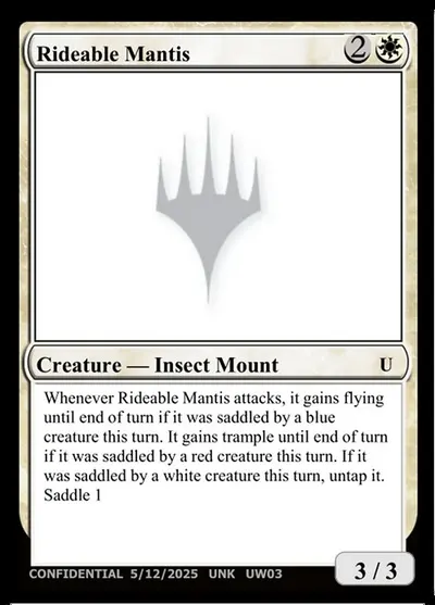 Rideable Mantis