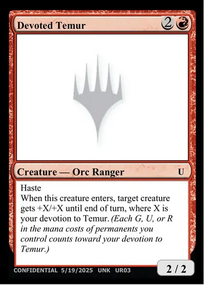 Devoted Temur