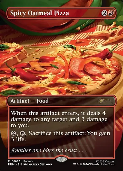 Spicy Oatmeal Pizza