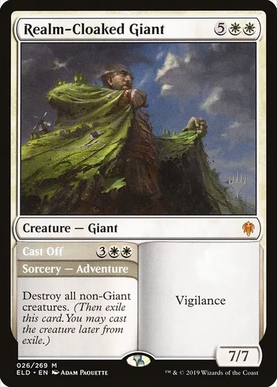 Realm-Cloaked Giant // Cast Off