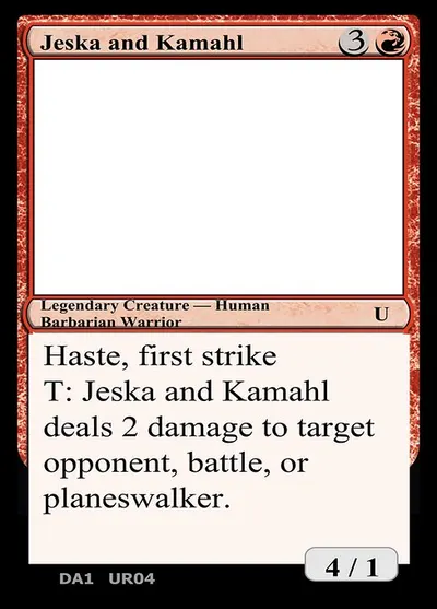 Jeska and Kamahl