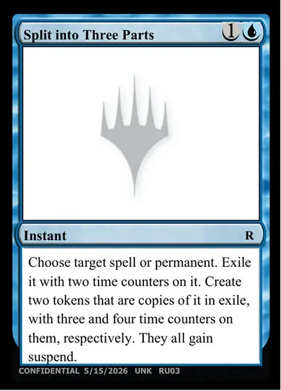 Split into Three Parts