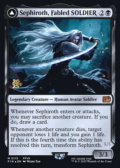 Sephiroth, Fabled SOLDIER // Sephiroth, One-Winged Angel