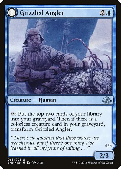 Grizzled Angler // Grisly Anglerfish