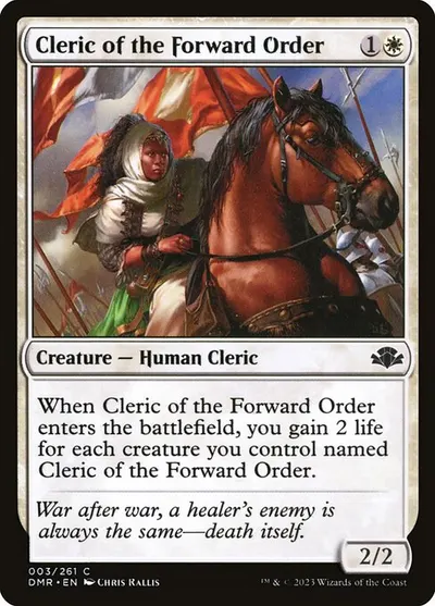 Cleric of the Forward Order