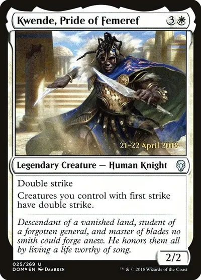 Kwende, Pride of Femeref