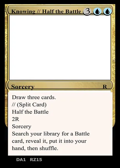 Knowing // Half the Battle