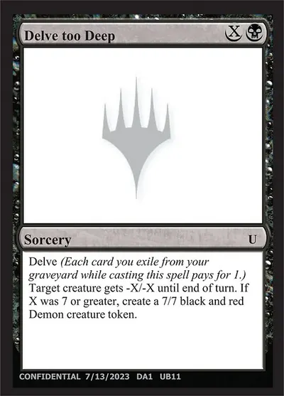 Delve too Deep