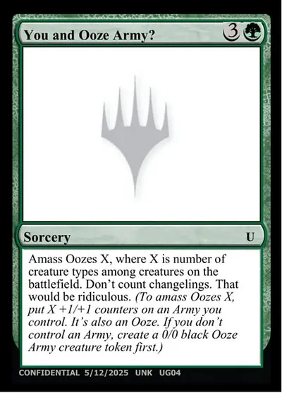 You and Ooze Army?