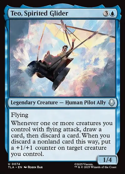 Teo, Spirited Glider