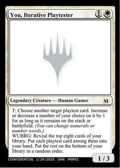 You, Iterative Playtester