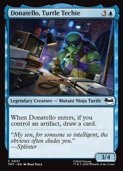 Donatello, Turtle Techie