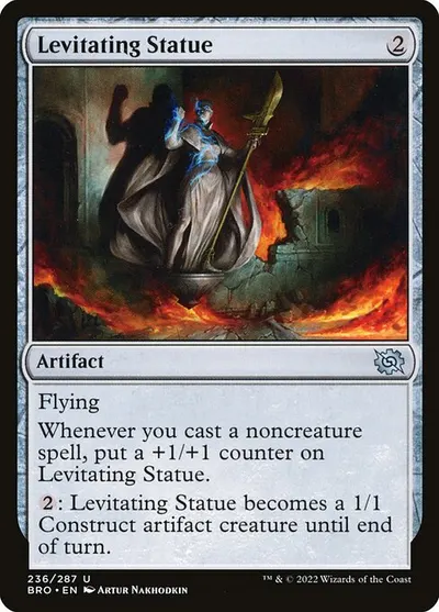 Levitating Statue