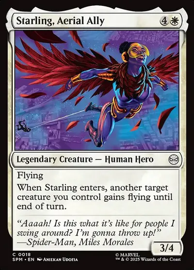 Starling, Aerial Ally