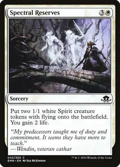 Spectral Reserves