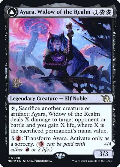 Ayara, Widow of the Realm // Ayara, Furnace Queen