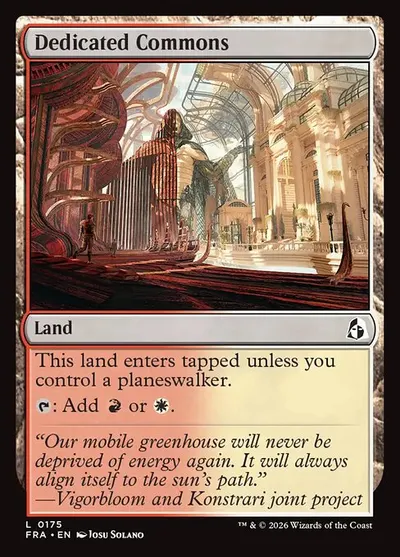 Dedicated Commons
