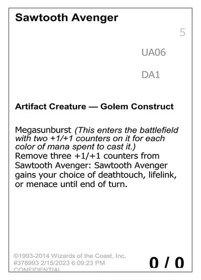 Sawtooth Avenger