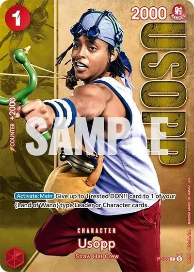 Usopp (Premium Card Collection -Live Action Edition Vol.2 Straw Hat Crew-)