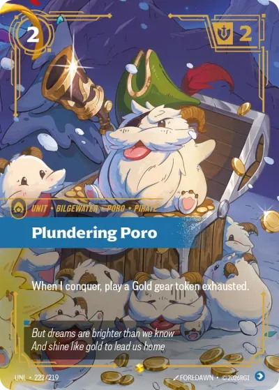 Plundering Poro (Overnumbered)