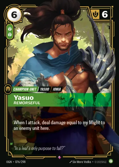 Yasuo - Remorseful
