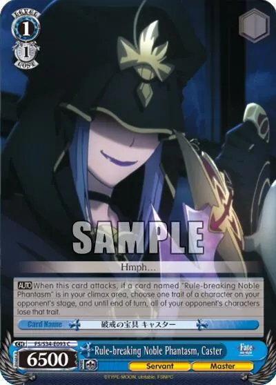 Rule-breaking Noble Phantasm, Caster