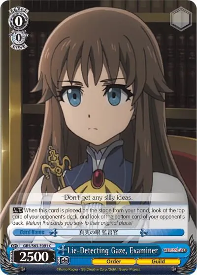 Lie-Detecting Gaze, Examiner