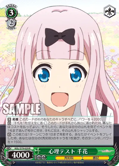 Psychological Test, Chika