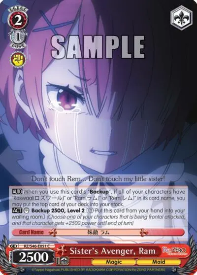 Sister's Avenger, Ram