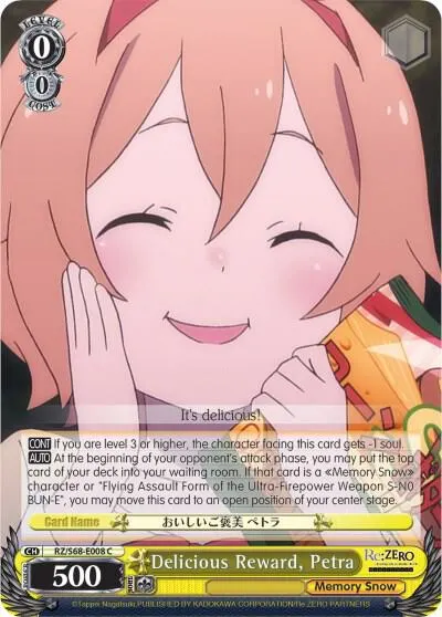 Delicious Reward, Petra