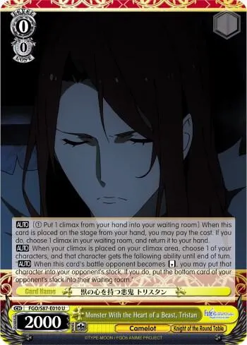 Monster With the Heart of a Beast, Tristan