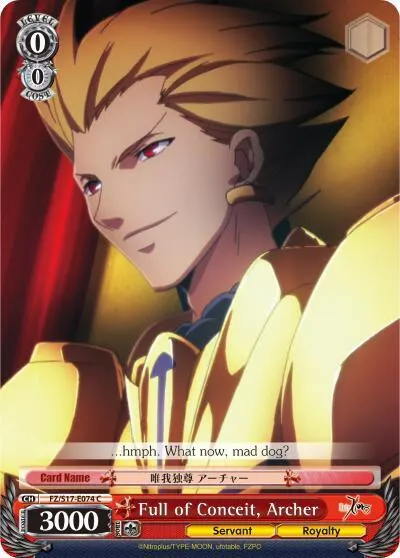 Full of Conceit, Archer