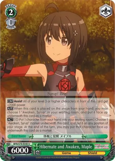 Hibernate and Awaken, Maple