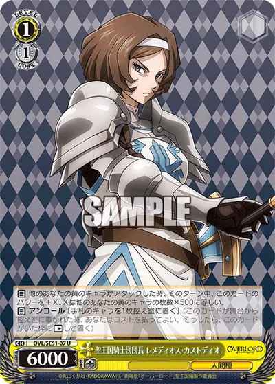Grandmaster of the Sacred Paladin Order, Remedios Custodio