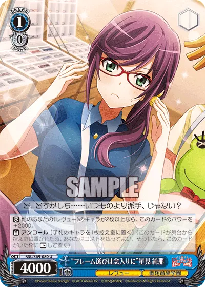 "Choosing a Frame Carefully" Hoshimi Junna