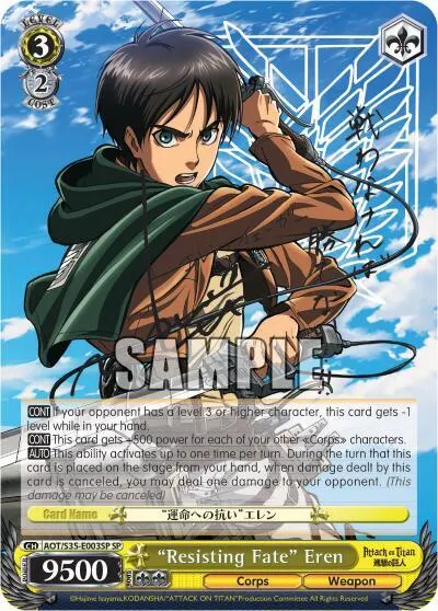 "Resisting Fate" Eren (SP)