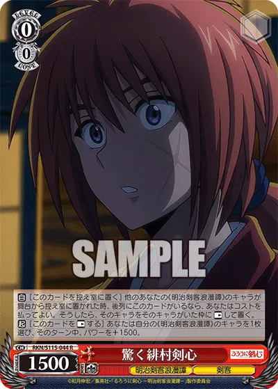 Surprised Kenshin Himura