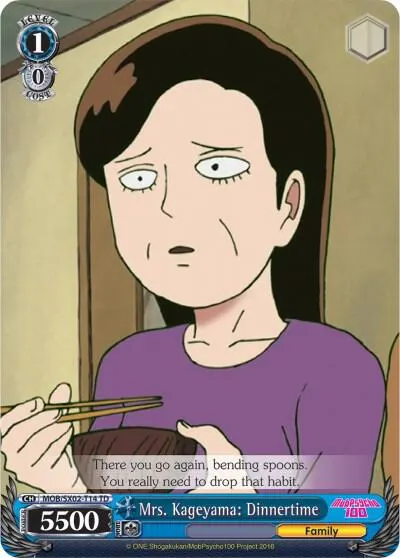 Mrs. Kageyama: Dinnertime